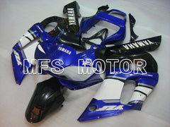 Carénage ABS injecté Yamaha YZF-R6 1998-2002 - Style usine - Noir Bleu Blanc - MFS3600