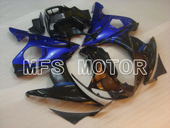 Carénage ABS injecté Yamaha YZF-R6 2005 - Style usine - Bleu Noir - MFS3605