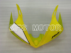 Carénage ABS injecté Yamaha YZF-R6 2005 - Style usine - Blanc Jaune - MFS3616