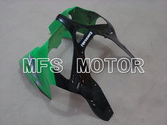 Kawasaki NINJA ZX6R 2000-2002 Injection ABS verkleidung - Factory Style - Schwarz Grün Weiß - MFS3618