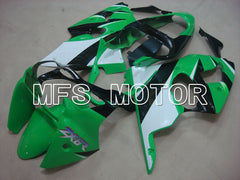 Kawasaki NINJA ZX6R 2000-2002 Injection ABS verkleidung - Factory Style - Schwarz Grün Weiß - MFS3618