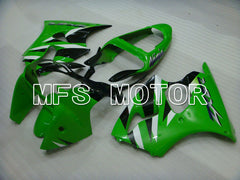 Kawasaki NINJA ZX6R 2000-2002 Injection ABS verkleidung - Factory Style - Schwarz Grün - MFS3622