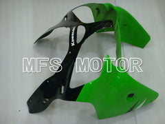 Kawasaki NINJA ZX6R 2000-2002 Injection ABS verkleidung - Factory Style - Schwarz Grün - MFS3622
