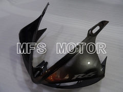 Carrocería con inyección ABS Yamaha YZF-R6 2003-2004 - Estilo de fábrica - Plata negro - MFS3643