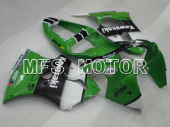 Kawasaki NINJA ZX6R 2000-2002 Injection ABS verkleidung - Factory Style - Schwarz Grün Weiß - MFS3648