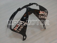 Carénage ABS injecté Yamaha YZF-R6 2005 - Ouest - Blanc Noir - MFS3649