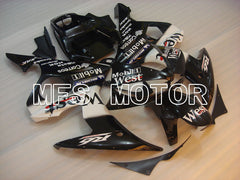Carénage ABS injecté Yamaha YZF-R6 2005 - Ouest - Blanc Noir - MFS3649