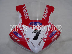 Carénage ABS injecté Yamaha YZF-R6 2005 - FIAMM - Rouge Blanc - MFS3654
