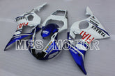 Yamaha YZF-R6 2003-2004 Injection ABS verkleidung - FIAT - Blau Weiß - MFS3655