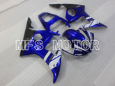 Yamaha YZF-R6 2005 Injection ABS verkleidung - Factory Style - Blau Weiß - MFS3674
