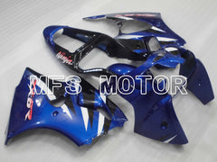 Kawasaki NINJA ZX6R 2000-2002 Injection ABS verkleidung - Factory Style - Schwarz Blau - MFS3676