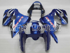 Kawasaki NINJA ZX6R 2000-2002 Injection ABS verkleidung - Factory Style - Schwarz Blau - MFS3676