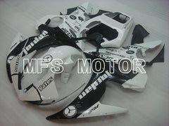 Carénage ABS injecté Yamaha YZF-R6 2005 - Jordan - Noir Blanc - MFS3678