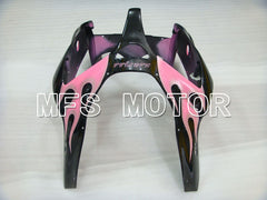 Kawasaki NINJA ZX6R 2000-2002 Injection ABS verkleidung - Flamme - Schwarz Rosa - MFS3680