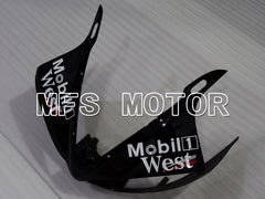 Carénage ABS injecté Yamaha YZF-R6 2003-2004 - Ouest - Blanc Noir - MFS3681