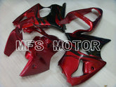 Kawasaki NINJA ZX6R 2000-2002 Injection ABS verkleidung - Factory Style - Schwarz Rot - MFS3687
