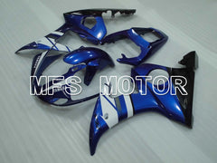 Yamaha YZF-R6 2005 Injection ABS verkleidung - Factory Style - Blau Weiß - MFS3700