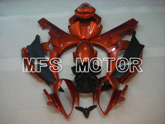 Yamaha YZF-R6 2006-2007 Injection ABS Fairing - Factory Style - Red wine color Black - MFS3702