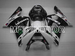 Kawasaki NINJA ZX6R 2003-2004 Injection ABS verkleidung - Monster - Schwarz Weiß - MFS3713