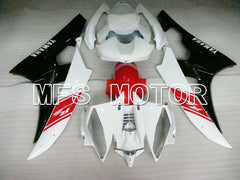 Yamaha YZF-R6 2006-2007 Injection ABS Fairing - Factory Style - Black White - MFS3723