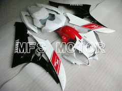 Yamaha YZF-R6 2006-2007 Injection ABS Fairing - Factory Style - Black White - MFS3723