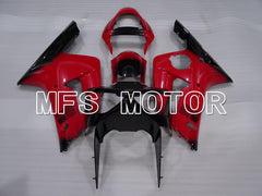 Carénage ABS injecté Kawasaki NINJA ZX6R 2003-2004 - Style usine - Noir Rouge - MFS3727