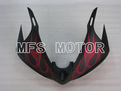 Yamaha YZF-R6 2005 Injection ABS Fairing - Flame - Red Black Matte - MFS3737