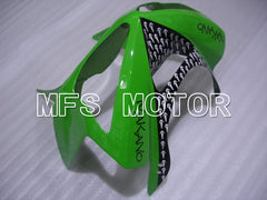 Carénage ABS injecté Kawasaki NINJA ZX6R 2003-2004 - Style usine - Noir Vert - MFS3705