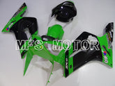 Carénage ABS injecté Kawasaki NINJA ZX6R 2003-2004 - Style usine - Noir Vert - MFS3742