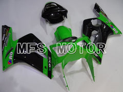 Carénage ABS injecté Kawasaki NINJA ZX6R 2003-2004 - Style usine - Noir Vert - MFS3742