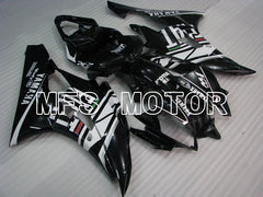 Yamaha YZF-R6 2006-2007 Injection ABS Fairing - FIAT - Black White - MFS3745