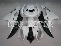 Yamaha YZF-R6 2006-2007 Injection ABS Fairing - Factory Style - White Black Matte - MFS3756