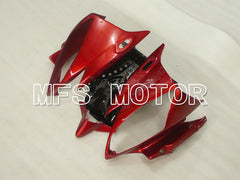 Yamaha YZF-R6 2006-2007 Injection ABS Fairing - Factory Style - Red wine color Black Matte - MFS3759