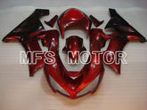 Carénage ABS injecté Kawasaki NINJA ZX6R 2005-2006 - Style usine - Couleur vin rouge - MFS3769