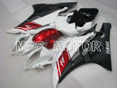 Yamaha YZF-R6 2006-2007 Injection ABS verkleidung - Factory Style - Weiß Schwarz Matt - MFS3779