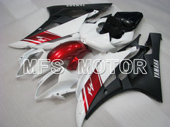 Yamaha YZF-R6 2006-2007 Injection ABS Fairing - Factory Style - White Black Matte - MFS3779