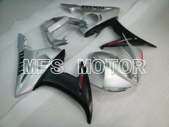 Yamaha YZF-R6 2005 Injection ABS Fairing - Factory Style - Black Silver Matte - MFS3782