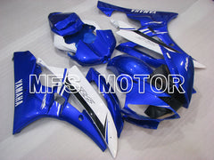 Carénage ABS injecté Yamaha YZF-R6 2006-2007 - Style usine - Bleu Blanc - MFS3796