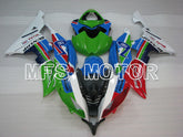 Yamaha YZF-R6 2008-2016 Injection ABS verkleidung - anderen - Rot Blau Grün - MFS3806