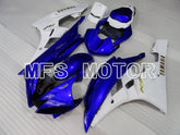 Yamaha YZF-R6 2006-2007 Injection ABS verkleidung - Factory Style - Blau Weiß - MFS3826