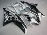 Yamaha YZF-R6 2008-2016 Injection ABS verkleidung - Factory Style - Weiß Schwarz - MFS3828