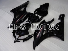 Yamaha YZF-R6 2006-2007 Injection ABS verkleidung - Factory Style - Schwarz matt - MFS3836