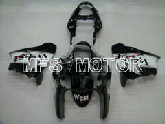 Kawasaki NINJA ZX9R 2000-2001 ABS verkleidung - West - Schwarz Weiß - MFS3845