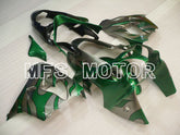 Kawasaki NINJA ZX9R 2000-2001 ABS verkleidung - Flamme - Grün Silber - MFS3854