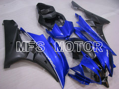 Carrocería con inyección ABS Yamaha YZF-R6 2006-2007 - Estilo de fábrica - Azul Negro Mate - MFS3855