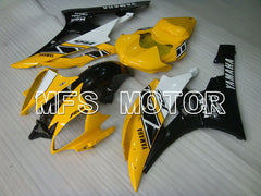 Carrocería con inyección ABS Yamaha YZF-R6 2006-2007 - Estilo de fábrica - Negro Amarillo - MFS3863