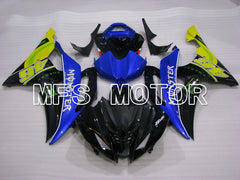 Carénage ABS injecté Yamaha YZF-R6 2008-2016 - Monster - Bleu Noir - MFS3864