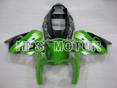 Kawasaki NINJA ZX9R 2002-2003 ABS Fairing - Factory Style - Black Green - MFS3884