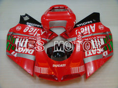Ducati 748 / 998 / 996 1994-2002 Injection ABS Fairing - Alice - Black Red - MFS3885