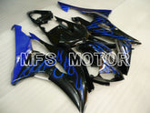 Yamaha YZF-R6 2008-2016 Injection ABS verkleidung - Flamme - Blau Schwarz - MFS3886